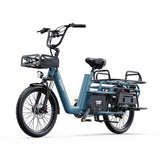 ONESPORT OT01 20" Step-Through Longtail Cargo Elektrofahrrad 650W Motor 48V 27Ah Batterie