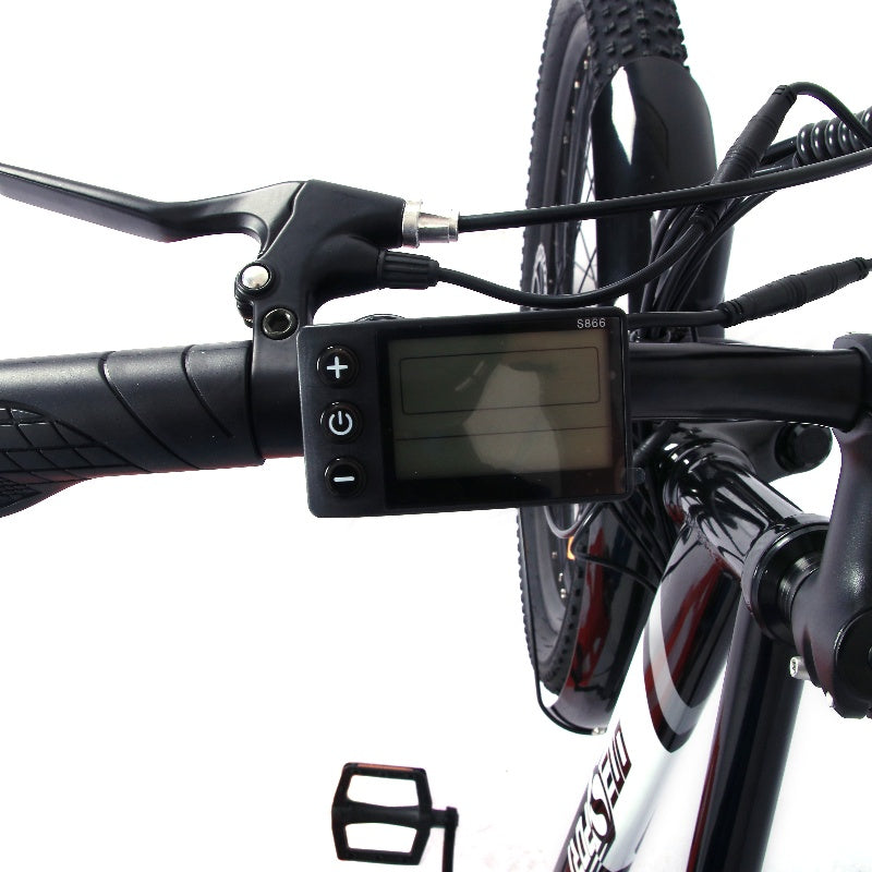 OneSport OT13 Mountainbike-Mountainbike, schwarzes, klares LCD-Display, einfache Bedienung