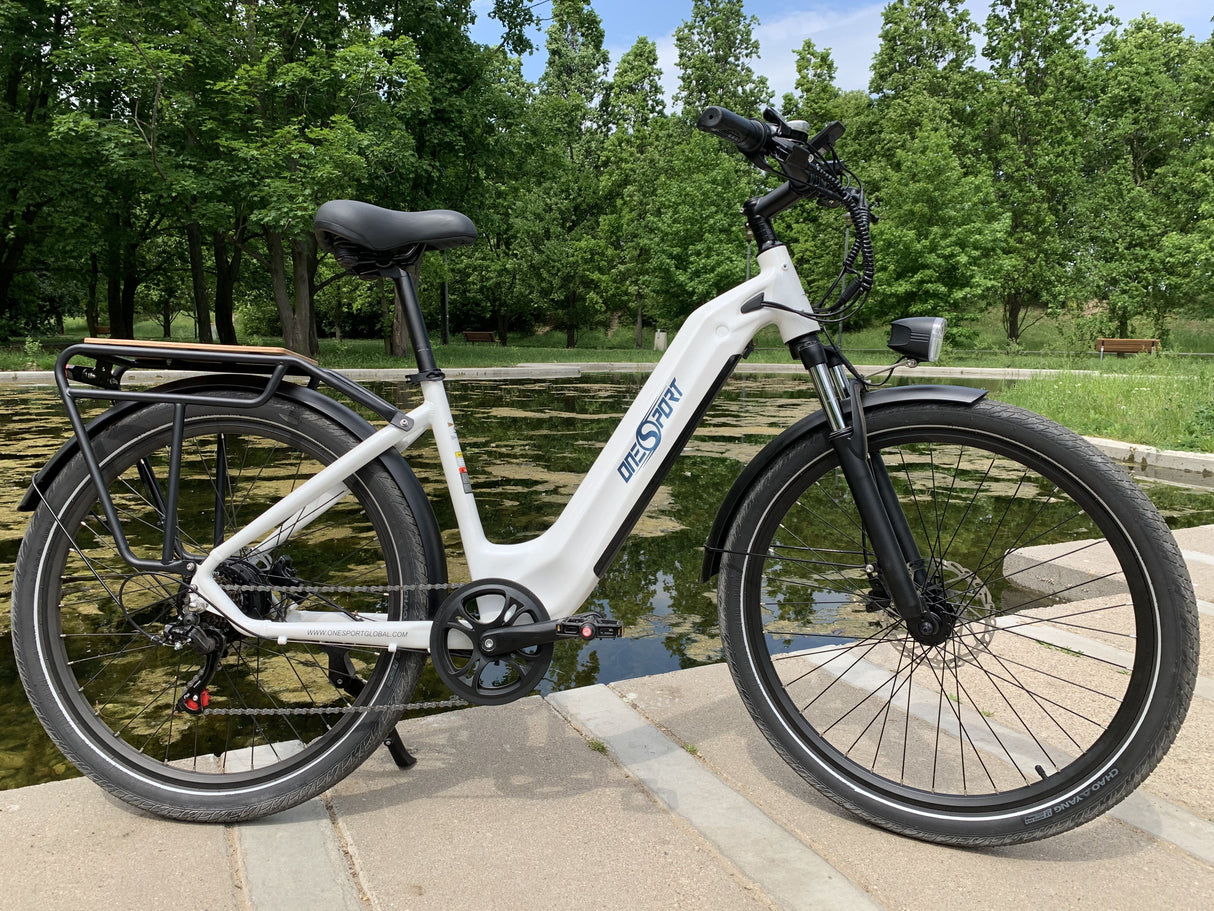 OneSport OT05 27.5" City-Elektrofahrrad 250W Motor 36V 18.2Ah Batterie Unterstützung App