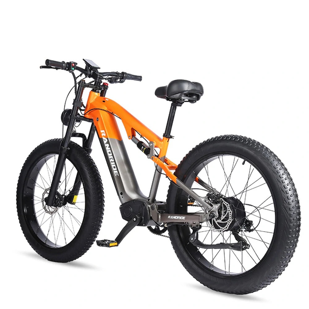 RANDRIDE YX80 26" Fetter Reifen E-Mountainbike 1500W Motor 48V 16Ah Batterie