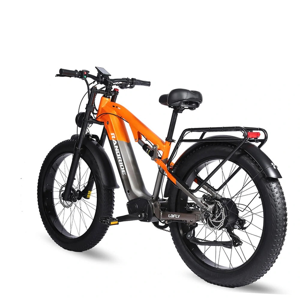 RANDRIDE YX80 26" Fetter Reifen E-Mountainbike 1500W Motor 48V 16Ah Batterie